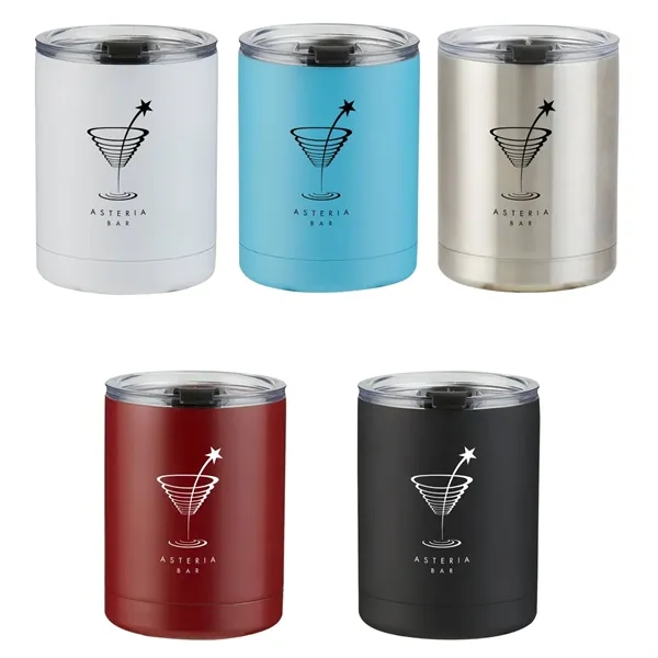 Low Ball Stainless Steel Tumbler with Lid, 10 oz. - Low Ball Stainless Steel Tumbler with Lid, 10 oz. - Image 3 of 7