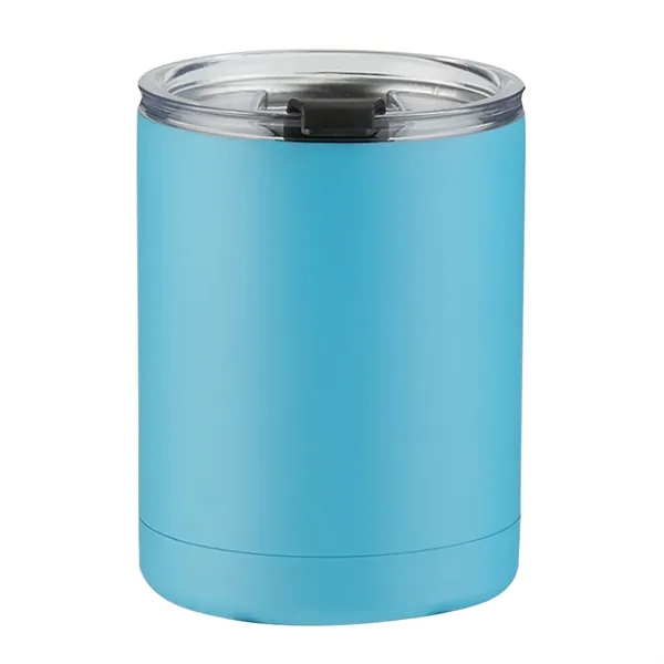 Low Ball Stainless Steel Tumbler with Lid, 10 oz. - Low Ball Stainless Steel Tumbler with Lid, 10 oz. - Image 5 of 7