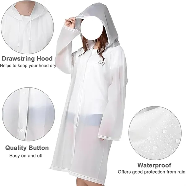 Hiking Travel Protective Raincoat Poncho - Hiking Travel Protective Raincoat Poncho - Image 3 of 4