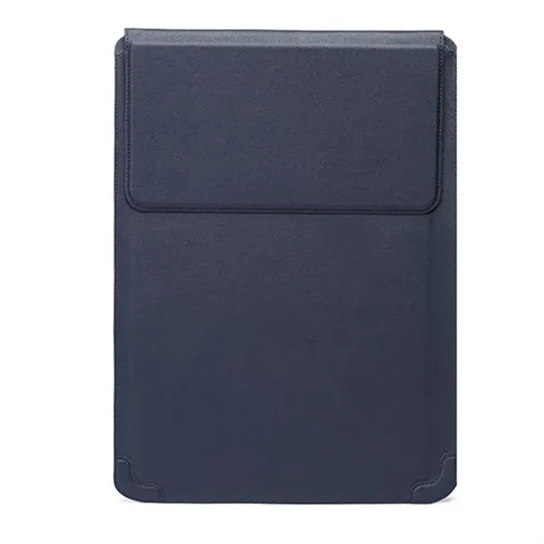 Laptop Sleeve Case Leather Bag Adjustable Stand Portable - Laptop Sleeve Case Leather Bag Adjustable Stand Portable - Image 8 of 10