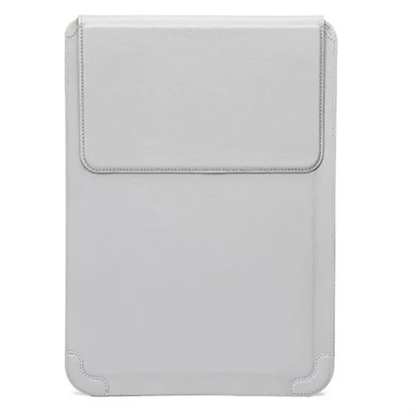 Laptop Sleeve Case Leather Bag Adjustable Stand Portable - Laptop Sleeve Case Leather Bag Adjustable Stand Portable - Image 9 of 10