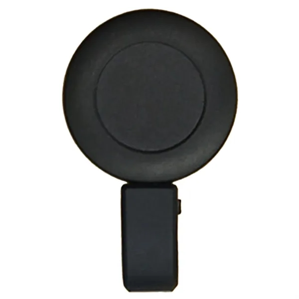 Retractable Round Badge Reel Holder w/ Plastic Foldable clip - Retractable Round Badge Reel Holder w/ Plastic Foldable clip - Image 4 of 11