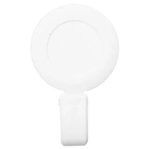 Retractable Round Badge Reel Holder w/ Plastic Foldable clip - Retractable Round Badge Reel Holder w/ Plastic Foldable clip - Image 10 of 11