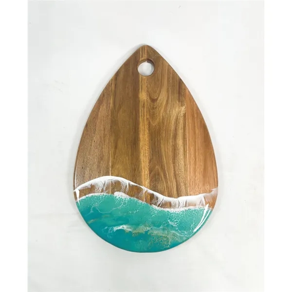 11x16 Rain Drop-Shaped Charcuterie Board - 11x16 Rain Drop-Shaped Charcuterie Board - Image 2 of 3