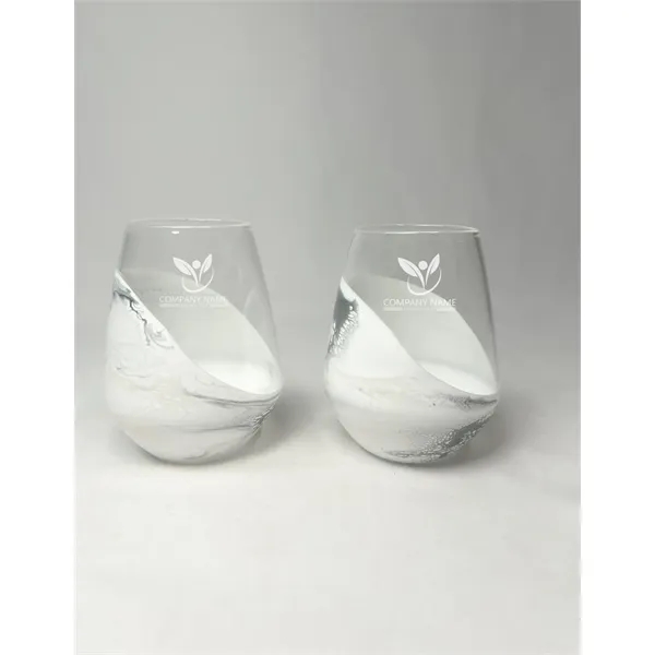 Resin Accented Entertaining Wine Glass (Set of 2) - Resin Accented Entertaining Wine Glass (Set of 2) - Image 3 of 17