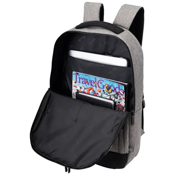 RejuVe® X-Pak Recycled Heather Business Executive Backpack - RejuVe® X-Pak Recycled Heather Business Executive Backpack - Image 7 of 10