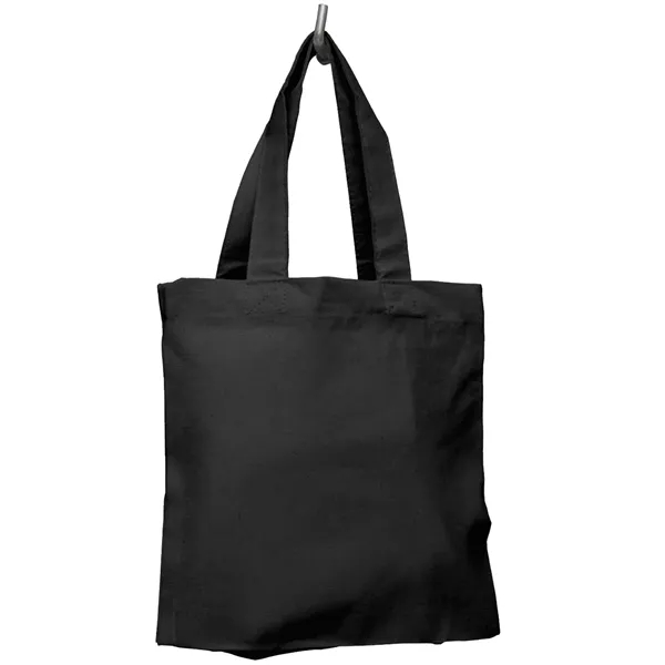 7 OZ Small Cotton Tote Bag W/ 12" Handle - 7 OZ Small Cotton Tote Bag W/ 12" Handle - Image 1 of 5
