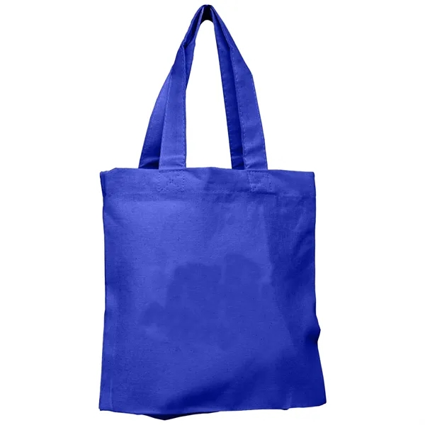 7 OZ Small Cotton Tote Bag W/ 12" Handle - 7 OZ Small Cotton Tote Bag W/ 12" Handle - Image 5 of 5