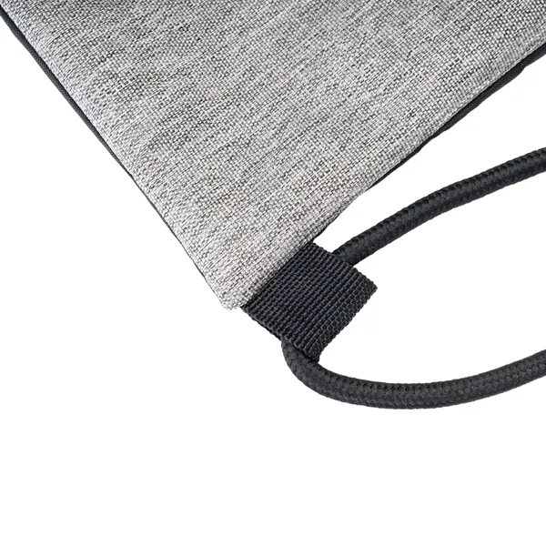 RejuVe® X-Pak Recycled Heather Drawstring Bag - RejuVe® X-Pak Recycled Heather Drawstring Bag - Image 3 of 7