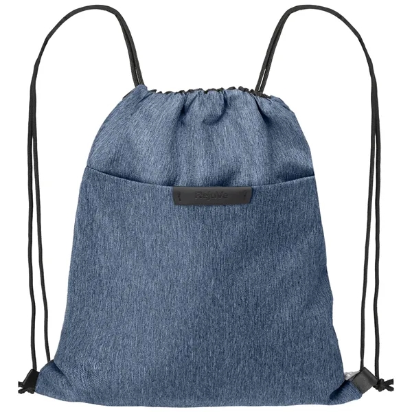 RejuVe® X-Pak Recycled Heather Drawstring Bag - RejuVe® X-Pak Recycled Heather Drawstring Bag - Image 4 of 7