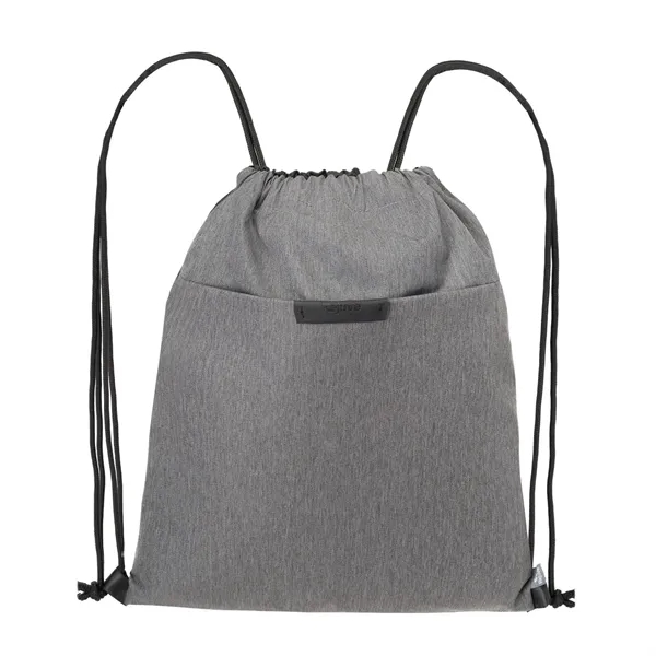 RejuVe® X-Pak Recycled Heather Drawstring Bag - RejuVe® X-Pak Recycled Heather Drawstring Bag - Image 7 of 7