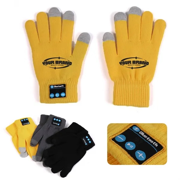 Bluetooth Warm Touch Screen Music Gloves - Bluetooth Warm Touch Screen Music Gloves - Image 0 of 4