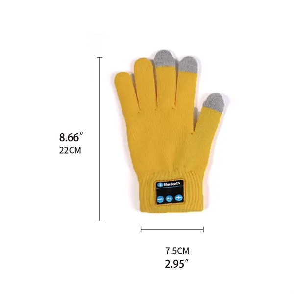 Bluetooth Warm Touch Screen Music Gloves - Bluetooth Warm Touch Screen Music Gloves - Image 1 of 4