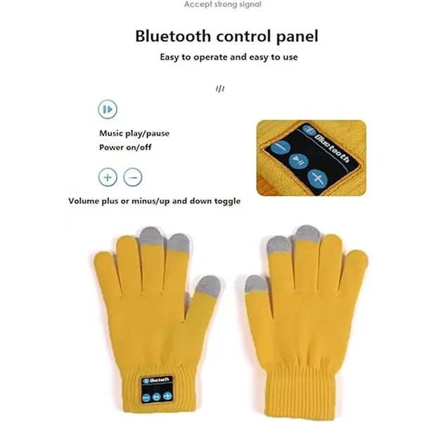 Bluetooth Warm Touch Screen Music Gloves - Bluetooth Warm Touch Screen Music Gloves - Image 2 of 4