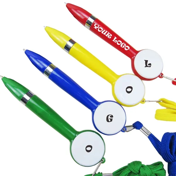 Custom Ballpoint Pen with Lanyard - Custom Ballpoint Pen with Lanyard - Image 0 of 1