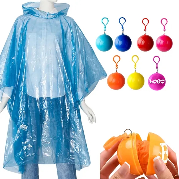 Portable Raincoat w/Disposable Poncho Balls - Portable Raincoat w/Disposable Poncho Balls - Image 0 of 0