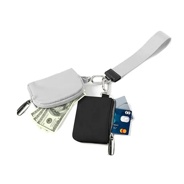 Portable Keychain Wallet Women Detachable Mini Zipper - Portable Keychain Wallet Women Detachable Mini Zipper - Image 2 of 7