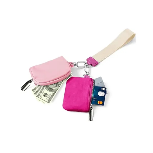 Portable Keychain Wallet Women Detachable Mini Zipper - Portable Keychain Wallet Women Detachable Mini Zipper - Image 5 of 7