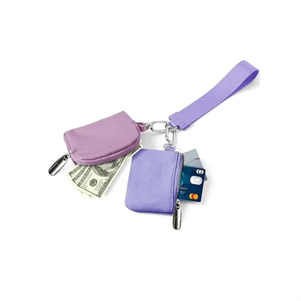 Portable Keychain Wallet Women Detachable Mini Zipper - Portable Keychain Wallet Women Detachable Mini Zipper - Image 6 of 7