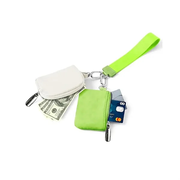 Portable Keychain Wallet Women Detachable Mini Zipper - Portable Keychain Wallet Women Detachable Mini Zipper - Image 7 of 7