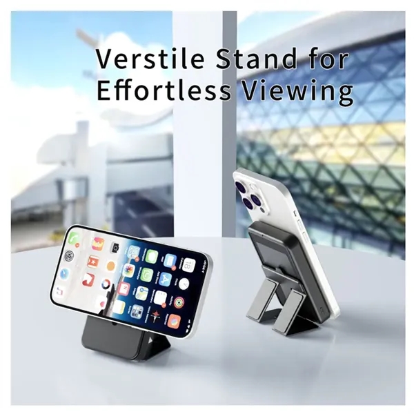 Magnetic Wireless Portable Charger 10000mAh Battery Pack - Magnetic Wireless Portable Charger 10000mAh Battery Pack - Image 2 of 7