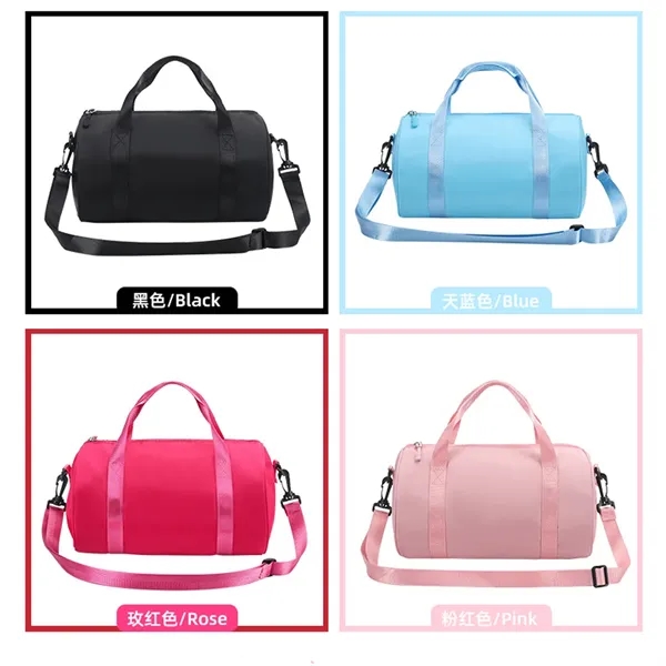 Portable Sport Gym Bag Travel Duffle For Women Girls - Portable Sport Gym Bag Travel Duffle For Women Girls - Image 3 of 3