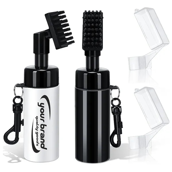 Golf Club Brush Cleaner W/ Water Heavy Duty Retractable Clip - Golf Club Brush Cleaner W/ Water Heavy Duty Retractable Clip - Image 0 of 3