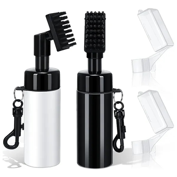 Golf Club Brush Cleaner W/ Water Heavy Duty Retractable Clip - Golf Club Brush Cleaner W/ Water Heavy Duty Retractable Clip - Image 3 of 3