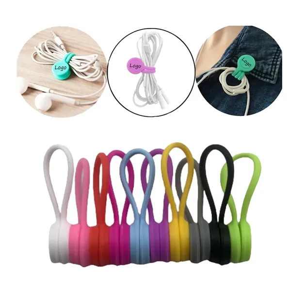 Silicone Magnetic Cable Ties - Silicone Magnetic Cable Ties - Image 0 of 1