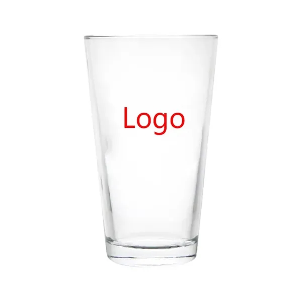 Customizable Glass Drinkware, 5.9X3.46 Inches, Logo Print - Customizable Glass Drinkware, 5.9X3.46 Inches, Logo Print - Image 0 of 2