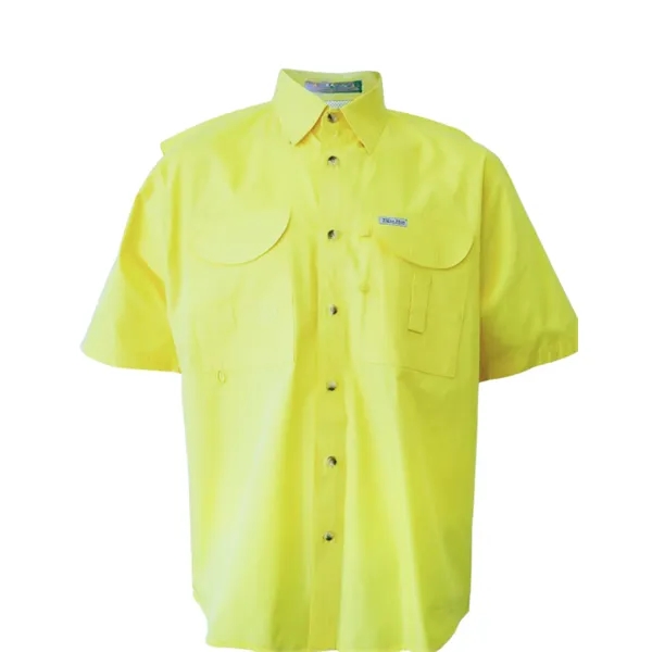 Safety Color 100% Polyester Fishing Shirt Short sleeves - Safety Color 100% Polyester Fishing Shirt Short sleeves - Image 1 of 2