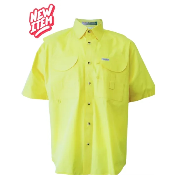 Safety Color 100% Polyester Fishing Shirt Short sleeves - Safety Color 100% Polyester Fishing Shirt Short sleeves - Image 0 of 2