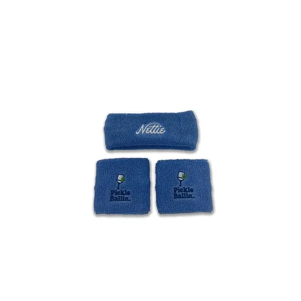 Pickleball Sock, Headband, Wristband Set - Pickleball Sock, Headband, Wristband Set - Image 2 of 4