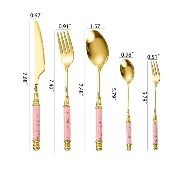 Ceramic Handle Stainless Steel Cutlery - Ceramic Handle Stainless Steel Cutlery - Image 1 of 1