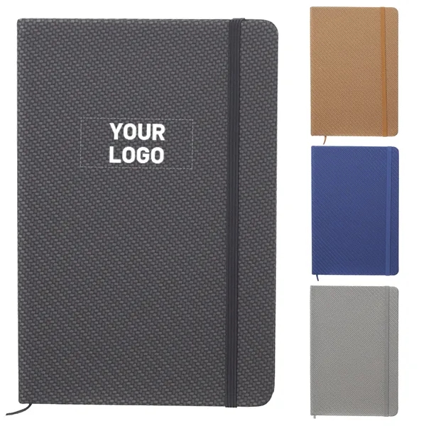 Hardcover A5 Size Texturized Notebook - Hardcover A5 Size Texturized Notebook - Image 5 of 5