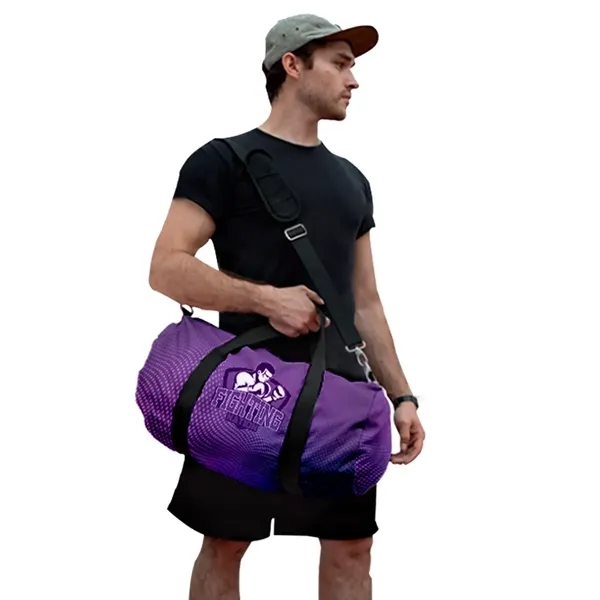Custom Duffle Bag. Fully Sublimated Overnight Bags - Custom Duffle Bag. Fully Sublimated Overnight Bags - Image 0 of 1