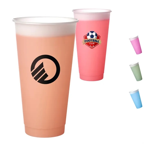 Stadium Cups with Color-Changing Mood, 24 oz. - Stadium Cups with Color-Changing Mood, 24 oz. - Image 0 of 5