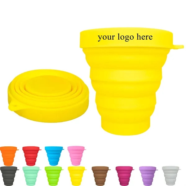 Foldable Silicone Water Cup, 150Ml Reusable Outdoor - Foldable Silicone Water Cup, 150Ml Reusable Outdoor - Image 0 of 2