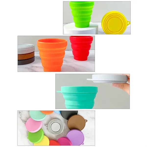 Foldable Silicone Water Cup, 150Ml Reusable Outdoor - Foldable Silicone Water Cup, 150Ml Reusable Outdoor - Image 2 of 2