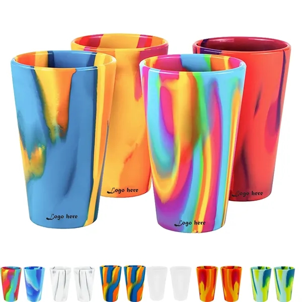 16Oz Silicone Cup-Soft Travel Mug - 16Oz Silicone Cup-Soft Travel Mug - Image 0 of 2