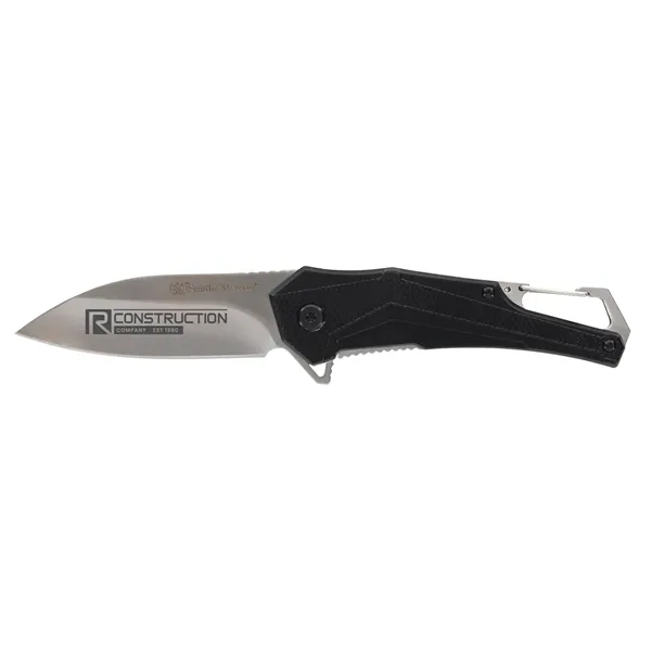 Smith & Wesson® Oasis Carabiner Folding Knife - Smith & Wesson® Oasis Carabiner Folding Knife - Image 0 of 5