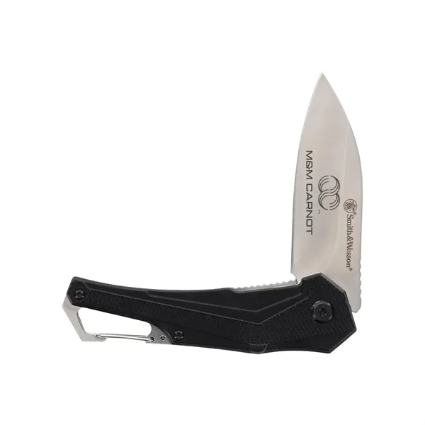 Smith & Wesson® Oasis Carabiner Folding Knife - Smith & Wesson® Oasis Carabiner Folding Knife - Image 2 of 5