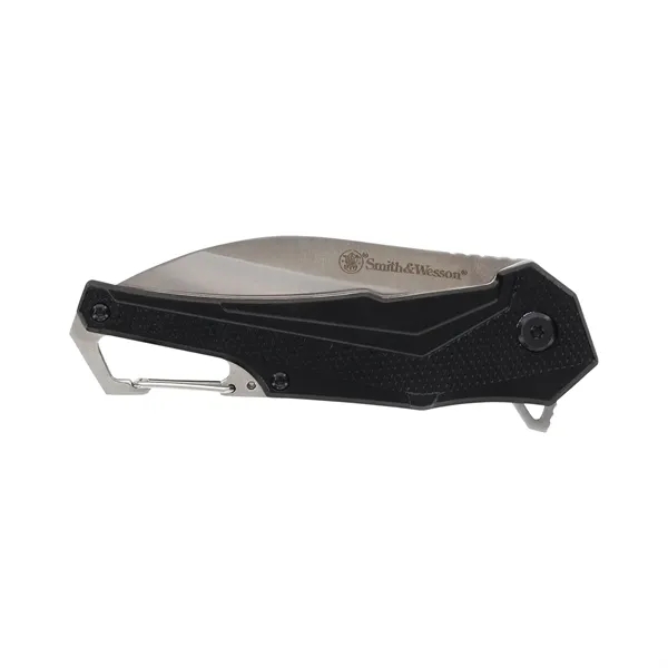 Smith & Wesson® Oasis Carabiner Folding Knife - Smith & Wesson® Oasis Carabiner Folding Knife - Image 4 of 5