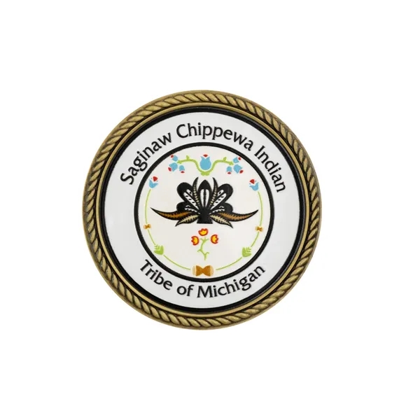 1.75" Speed Challenge Coin Rope Border w/ 3D Texture Print - 1.75" Speed Challenge Coin Rope Border w/ 3D Texture Print - Image 1 of 11