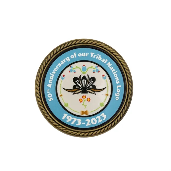 1.75" Speed Challenge Coin Rope Border w/ 3D Texture Print - 1.75" Speed Challenge Coin Rope Border w/ 3D Texture Print - Image 3 of 11