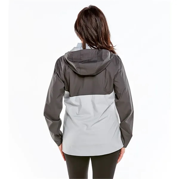 Woman's Idealist Full Zip Hooded Windbreaker - Woman's Idealist Full Zip Hooded Windbreaker - Image 8 of 10