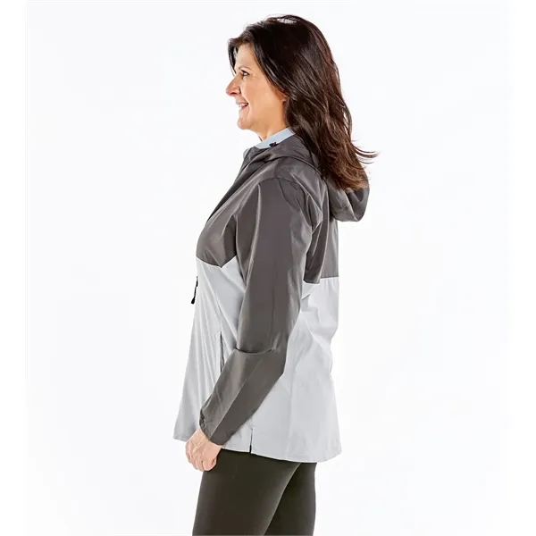 Woman's Idealist Full Zip Hooded Windbreaker - Woman's Idealist Full Zip Hooded Windbreaker - Image 6 of 10