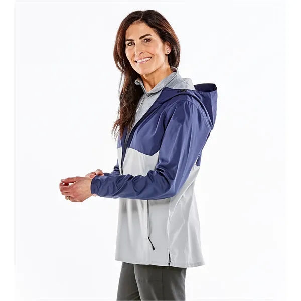 Woman's Idealist Full Zip Hooded Windbreaker - Woman's Idealist Full Zip Hooded Windbreaker - Image 1 of 10