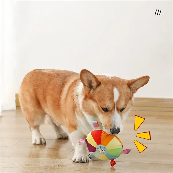 Plush Dog Toy with Sound - Plush Dog Toy with Sound - Image 8 of 12