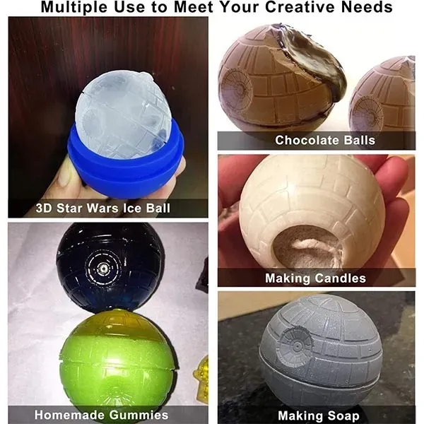 Silicone Round Ice Ball Mold - Silicone Round Ice Ball Mold - Image 4 of 6